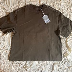 Everlane Beech The Premium Weight Relaxed Tee size Small NBW NWT